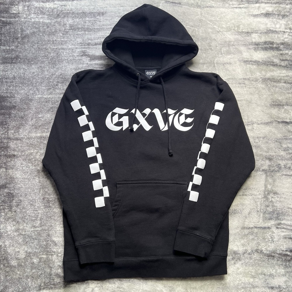GXVE Pullover Hoodie Sweatshirt Gwen Stefani Beauty Lux Black Goth Punk Adult M